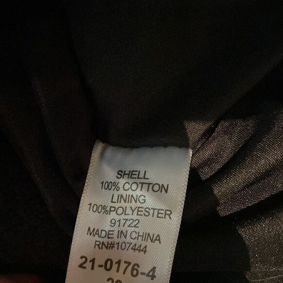 Jessica London Black Cropped Jacket 100% Cotton Lined 3/4 Sleeve 22 NWT - Picture 6 of 7